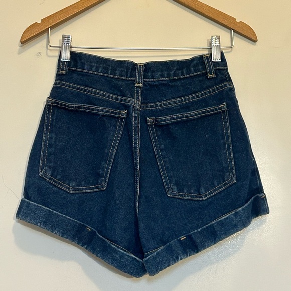 High-Waisted Jean Shorts (American Apparel) - Picture 3 of 6